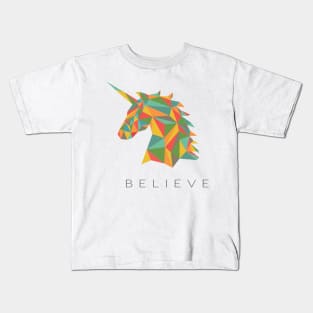 Belive in Unicorns (Dark) Kids T-Shirt